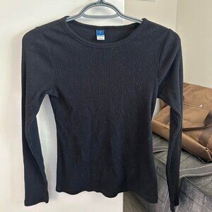 Long Sleeve Ribbed Top